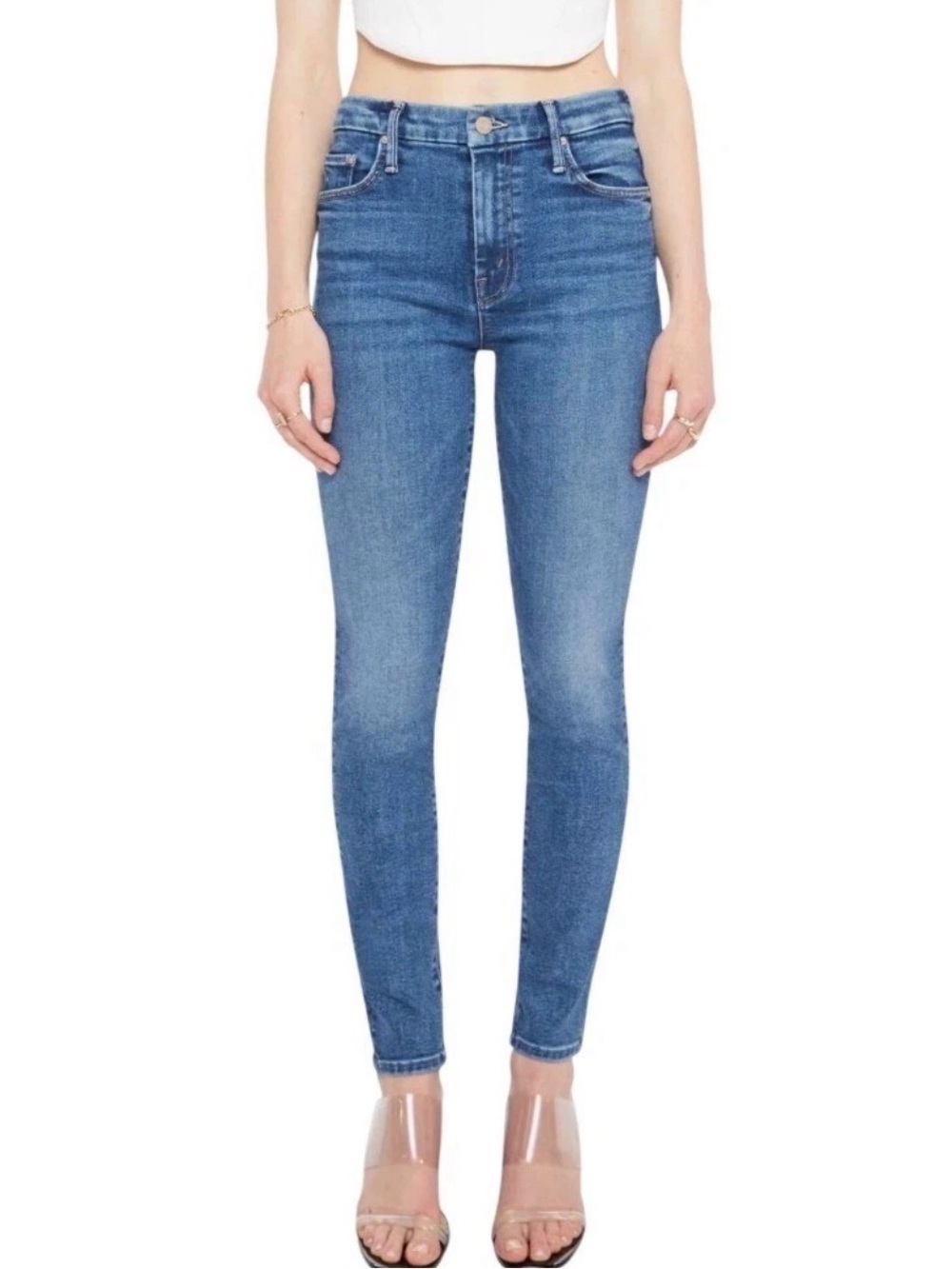 MOTHER The Looker High Waist Skinny Jeans